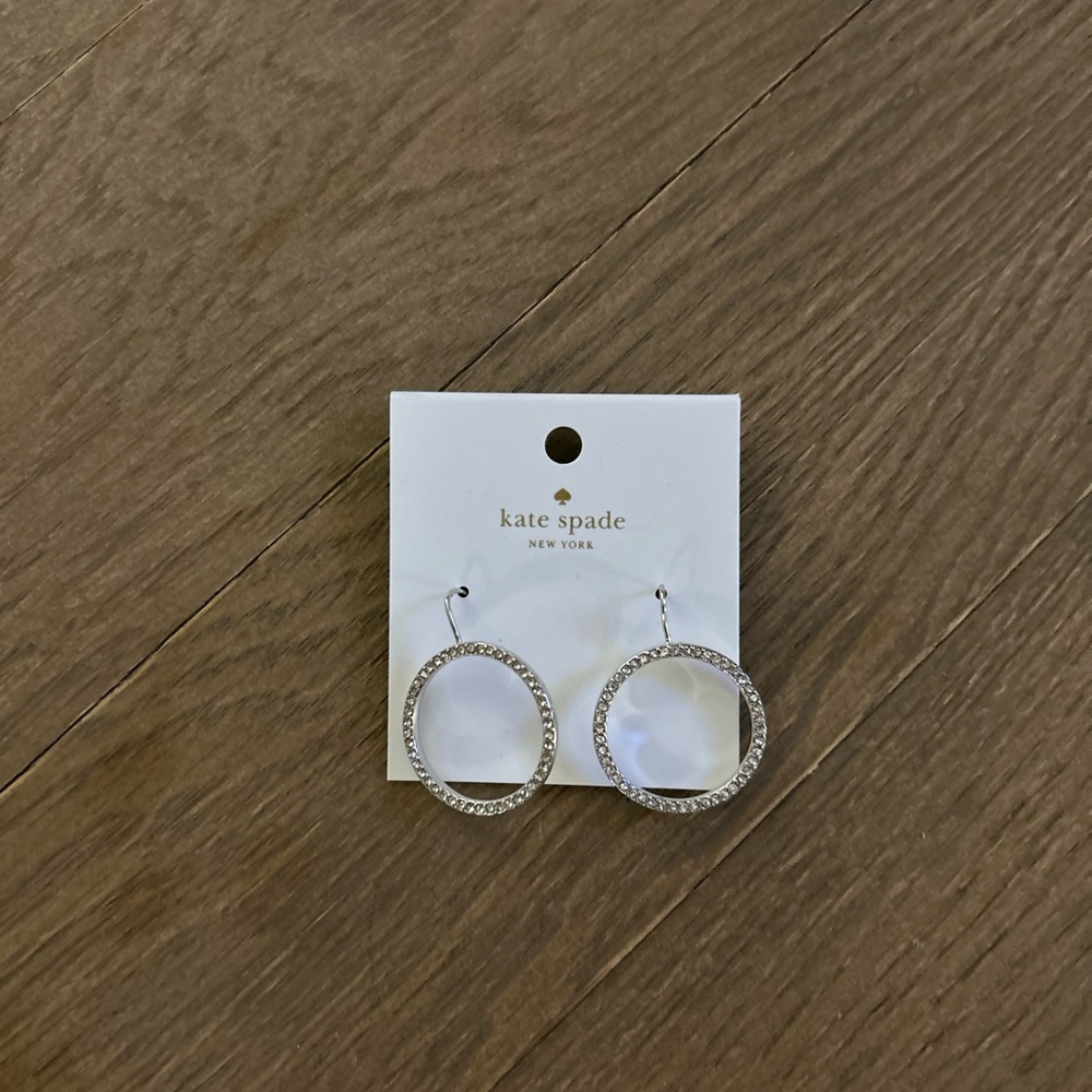 Kate Spade Silver Hoop Earrings